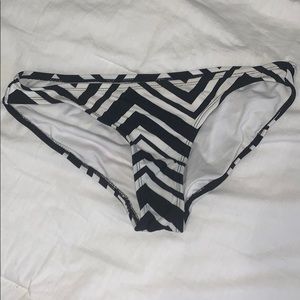 OP black and white chevron bikini bottoms